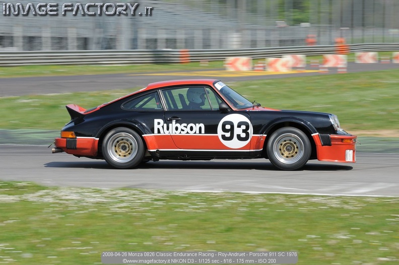 2008-04-26 Monza 0826 Classic Endurance Racing - Roy-Andruet - Porsche 911 SC 1976.jpg